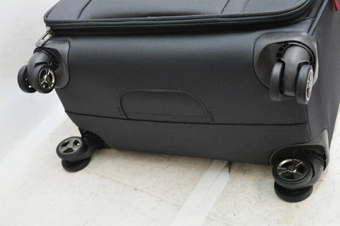 $550 NEW Samsonite GT Dual Softcase 27" Spinner Expandable Luggage Suitcase Gray