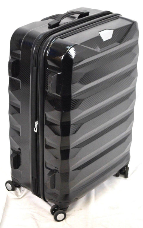 $580 Samsonite Flylite DLX 28" Dual Spinner Expandable Suitcase Luggage Hard BLK