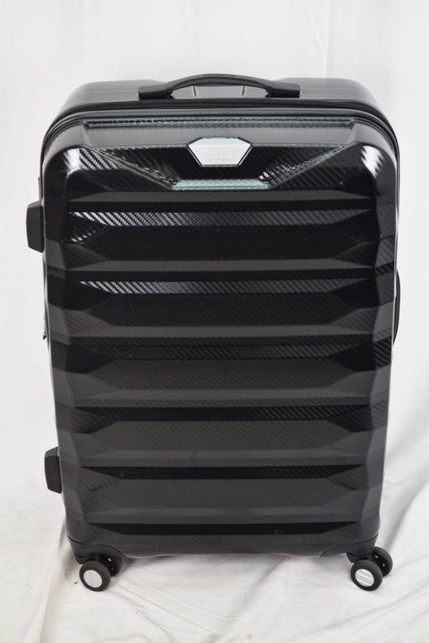 $580 Samsonite Flylite DLX 28" Dual Spinner Expandable Suitcase Luggage Hard BLK
