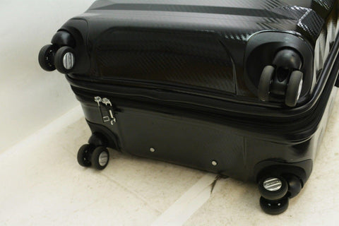 $580 Samsonite Flylite DLX 28" Dual Spinner Expandable Suitcase Luggage Hard BLK