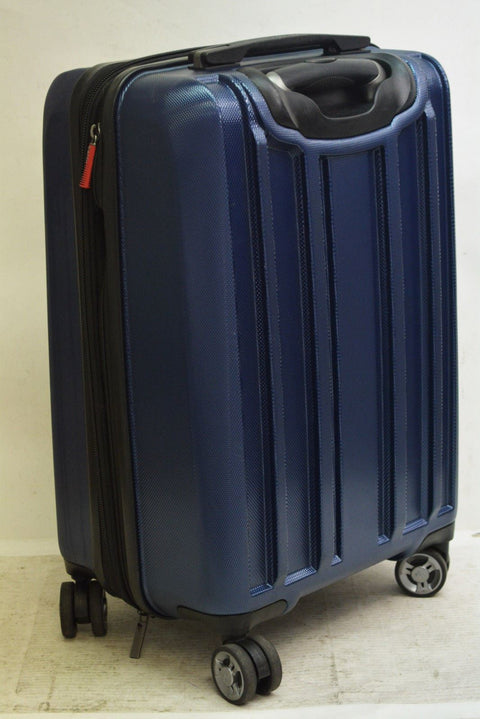 $320 Ricardo Beverly Hills 21" Hard Mammoth Spinner Carry On Luggage Blue