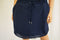 Style&Co Women's Blue Drawstring Crochet-Trim A-Line Skort Skirt X-Large XL - evorr.com
