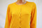 August Silk Women's Silk Blend Yellow Button Down Cardigan Shrug Top Large L - evorr.com