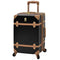 $260 London Fog Retro 20" Spinner Expandable Suitcase Luggage Carry On Hardcase