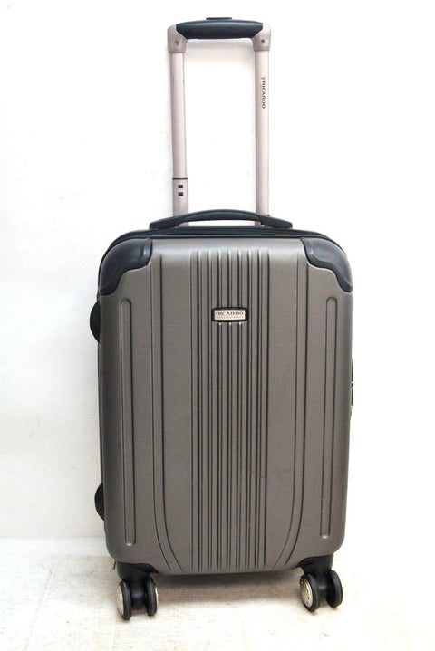 $260 Ricardo Beverly Hills 21" Hardcase Spinner Carry On Luggage Gray Suitcase