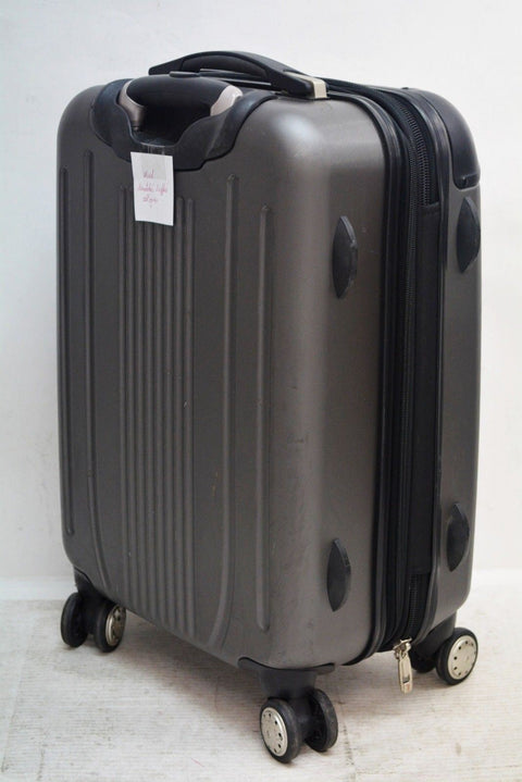 $260 Ricardo Beverly Hills 21" Hardcase Spinner Carry On Luggage Gray Suitcase