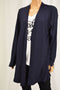 Charter Club Women's Blue Open Front Ribbed Duster Cardigan X-Large XL