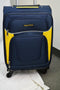 $460 New Nautica Oceanview 5 Piece Luggage Set Spinner Suitcase Blue Yellow Soft