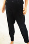 $98 Seven7 Women's Stretch Black Trendy Velvet Slim Skinny Casual Pants Plus 16W