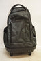 NEW Travel Select 18" Rolling Wheeled Travel Backpack Bag Gray Black Soft