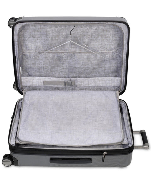 $380 New Ricardo Cabrillo 25" Hard Shell 8 Wheels Spinner Suitcase Gray