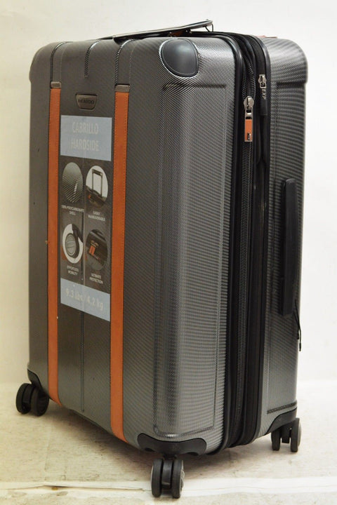 $380 New Ricardo Cabrillo 25" Hard Shell 8 Wheels Spinner Suitcase Gray