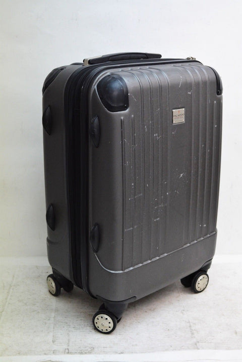 $280 Ricardo 21" Hard Expandble Spinner Carry On Luggage Gray