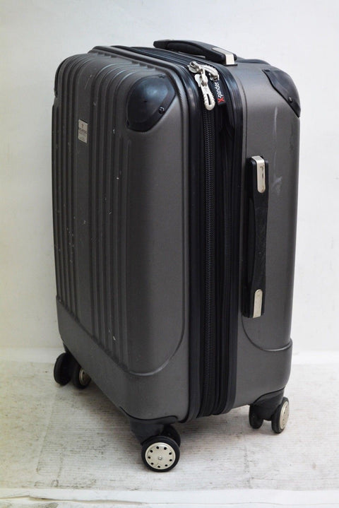$280 Ricardo 21" Hard Expandble Spinner Carry On Luggage Gray