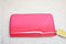 $118 MICHAEL Michael Kors Large Flat Multi-Function Phone Wallet Pink Clutch - evorr.com