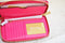 $118 MICHAEL Michael Kors Large Flat Multi-Function Phone Wallet Pink Clutch - evorr.com