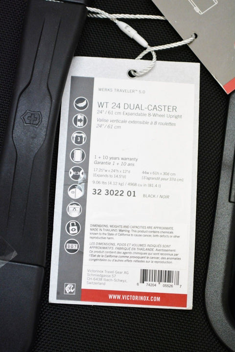 $685 Victorinox Werks Traveler 5.0 24" Expandable Dual Caster Spinner Suitcase