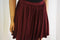 New Speechless Women's Red Solid Pleated Mini A-Line Flare Skirt 5 - evorr.com