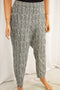 New ALFANI Women's Black Stretch Pull on Herringbone Ankle Pants Plus Size 22W