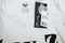 2KUHL Women's Short Sleeve White V Neck Graphic Print Blouse Top Size Large - evorr.com