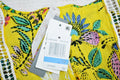 New Seven 7 Women's Yellow Floral Print Kimono Sleeve Duster Dress Plus Size 1X - evorr.com