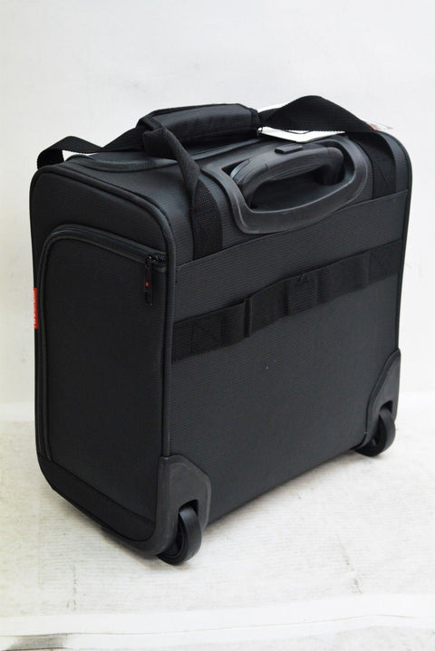 $140 NEW Revo Airborne Under-Set Carry-On Wheeled Suitcase Gray Luggage Bag