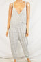 New American Rag Women's Gray Sleeveless Plus Size Faux Wrap Jumpsuit 0X 16W