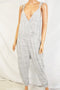 New American Rag Women's Gray Sleeveless Plus Size Faux Wrap Jumpsuit 0X 16W