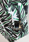 $180 Steve Madden Patterned 16" Green Printed Tribal Metro Tote Travel Bag Large - evorr.com
