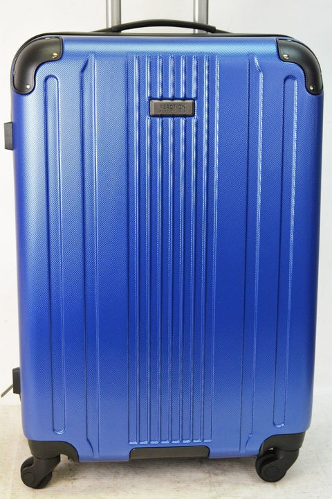 $380 Kenneth Cole Reaction South Street 24" Hard case Spinner Luggage Blue