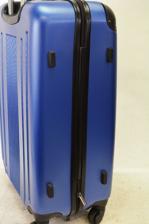 $380 Kenneth Cole Reaction South Street 24" Hard Shell Spinner Luggage Blue