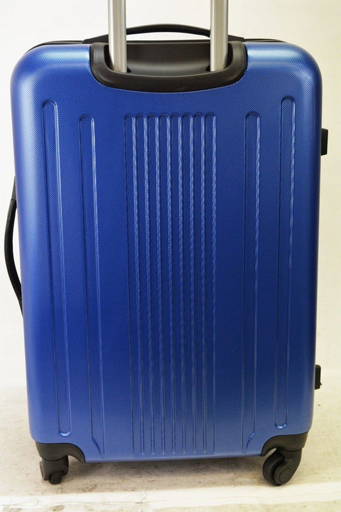 $380 Kenneth Cole Reaction South Street 24" Hard case Spinner Luggage Blue