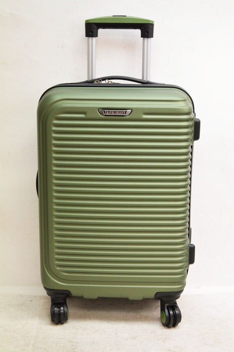 $260 Travel Select Savannah 20" Hard Case 8 Spinner Carry On Luggage Suitcase