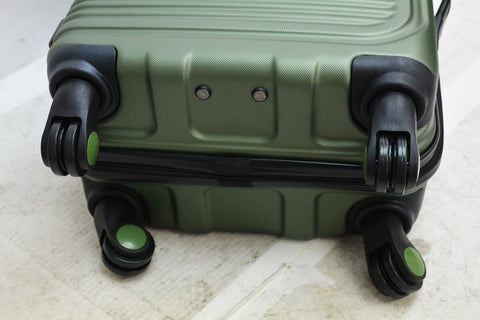 $260 Travel Select Savannah 20" Hard Case 8 Spinner Carry On Luggage Suitcase