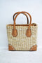 Michael kors Women's Malibu Medium Straw Messenger Crossbody Shoulder Bag