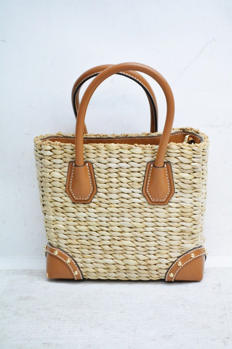 Michael Kors Donna Malibu Medio Paglia Messenger a Tracolla Borsa a Spalla