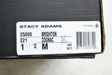 Nuovo Stacy Adams Uomo Brighton - Closedtoe Pescatore Sandali Marrone 11.5 USA