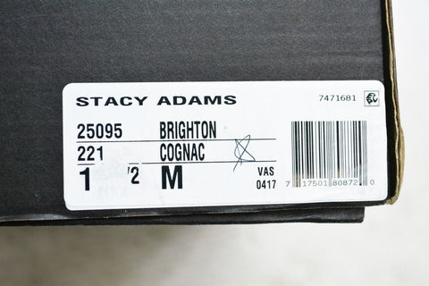 Nuevo Stacy Adams Hombre Brighton - Closedtoe Pescador Sandalia Zapatos Marrones