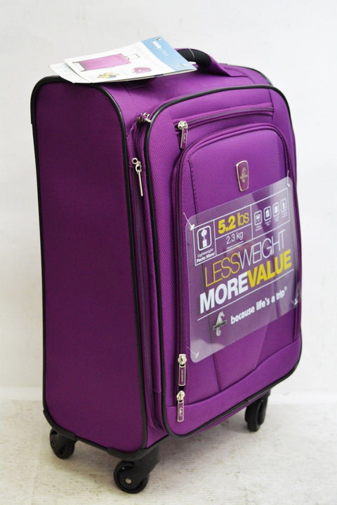 $160 NEW Atlantic Infinity Lite 3 21" Expandble Spinner Suitcase Luggage CarryOn
