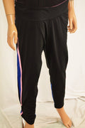 Energie Young Women Stretch Black Side-Stripe Pull-On Athletic Leggings Pants XL - evorr.com