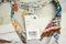 Gypsies&moondust Femme Blanc Multi Imprimé Dos en Trou de Serrure - evorr.com