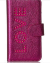 New Michael Kors Women's iPhone 7 & 8 Folio Phone Case (Love in Ultra Pink)