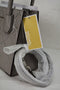 Michael Kors Women's Gray Mercer Leather Grommet Medium Tote Messenger Bag
