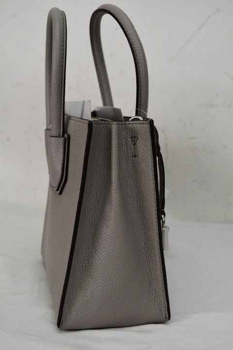 Michael Kors Women's Gray Mercer Leather Grommet Medium Tote Messenger Bag