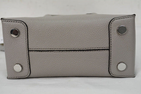 Michael Kors Women's Gray Mercer Leather Grommet Medium Tote Messenger Bag