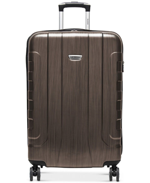 $320 NEW Ricardo Pacifica 25" Hardside 8 Spinner Wheels Suitcase Luggage Brown