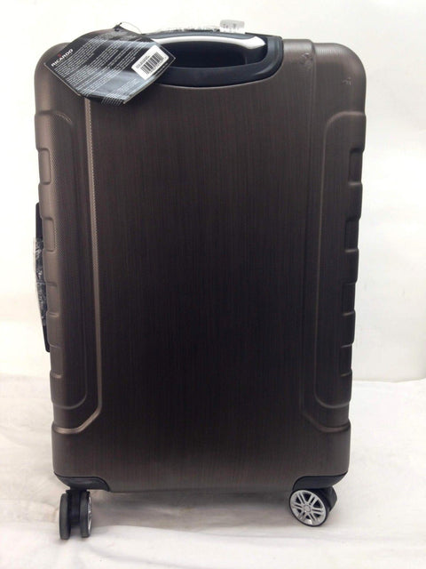 $320 NEW Ricardo Pacifica 25" Hardside 8 Spinner Wheels Suitcase Luggage Brown