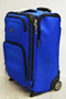 $200 Delsey OPTI-MAX 21" Expandable 2 Wheeled Carry On Suitcase Luggage Blue