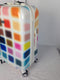 $350 Steve Madden Cubic 24" Expandable Hard case Spinner Suitcase Luggage Multi