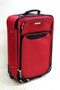 TAG Springfield III Red 20'' Luggage Carry On Suitcase Soft Rolling Wheels